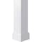 Ekena Millwork Craftsman Classic Square Non-Tapered Smooth PVC Column, Mission Capital & Mission Base CC1004ENPMIMI - alternate 2